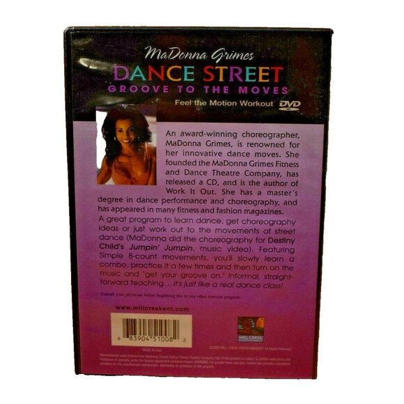MaDonna Grimes Dance Street Groove to the Moves Set of 3 DVD Workout Videos - Picture 6 of 8